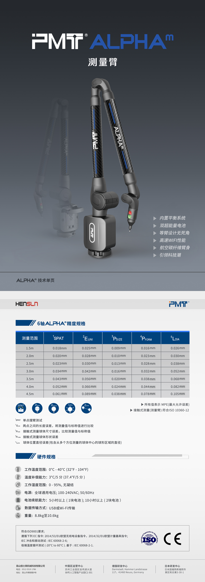 PMT-M高精度關節臂